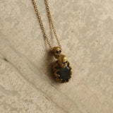 Twin Skull with Jewel Necklace