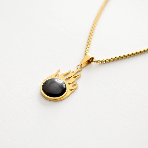 Fire w/ Black Onyx Necklace