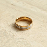 Two tone Maverick Ring