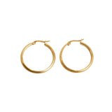 Snake Texture Hoop Earrings