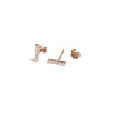 Medium CZ Bar Studs