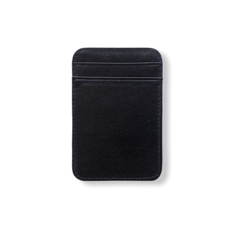 Fine Leather Card Wallet | Black