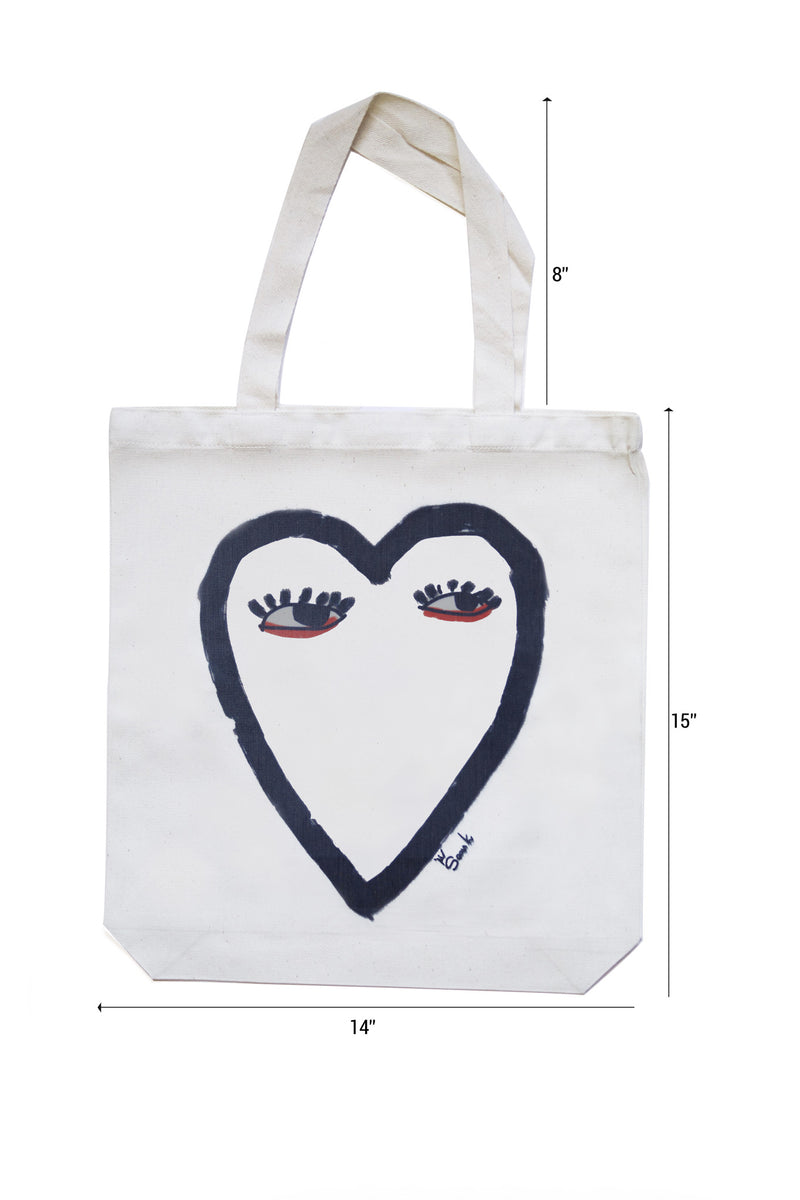 Heart Face Eco Bag
