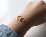 Interlocking Circles Bracelet