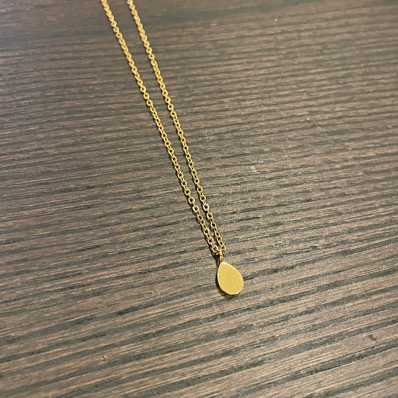 Tiny Little Teardrop Necklace