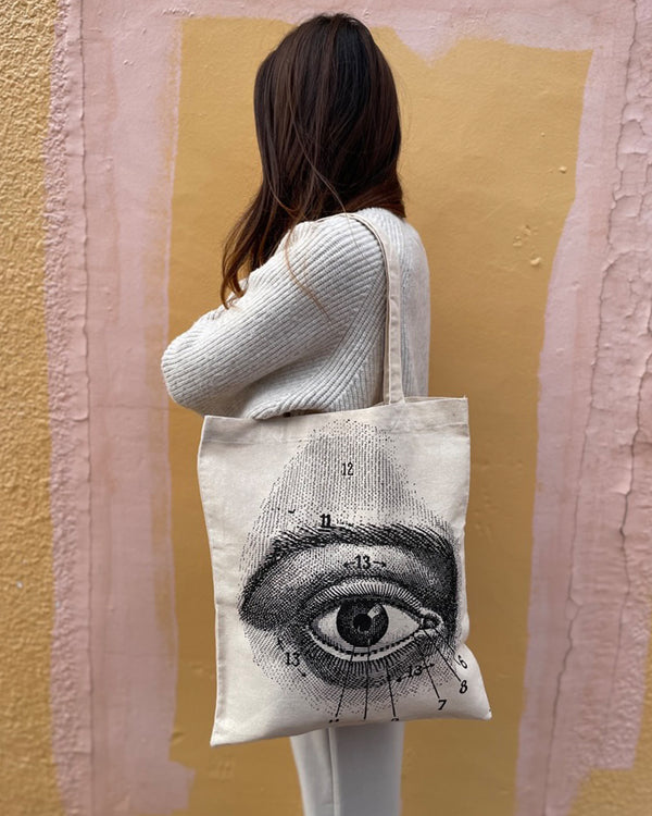 Eye Anatomy Eco Canvas Tote Bag