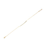 Curved Wire 14K Gold Filled Bracelet at an alternate angle