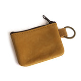 Small Suede Coin Purse Closed