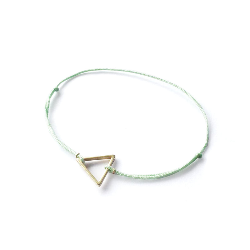Triangle Brass Bracelet | Mint