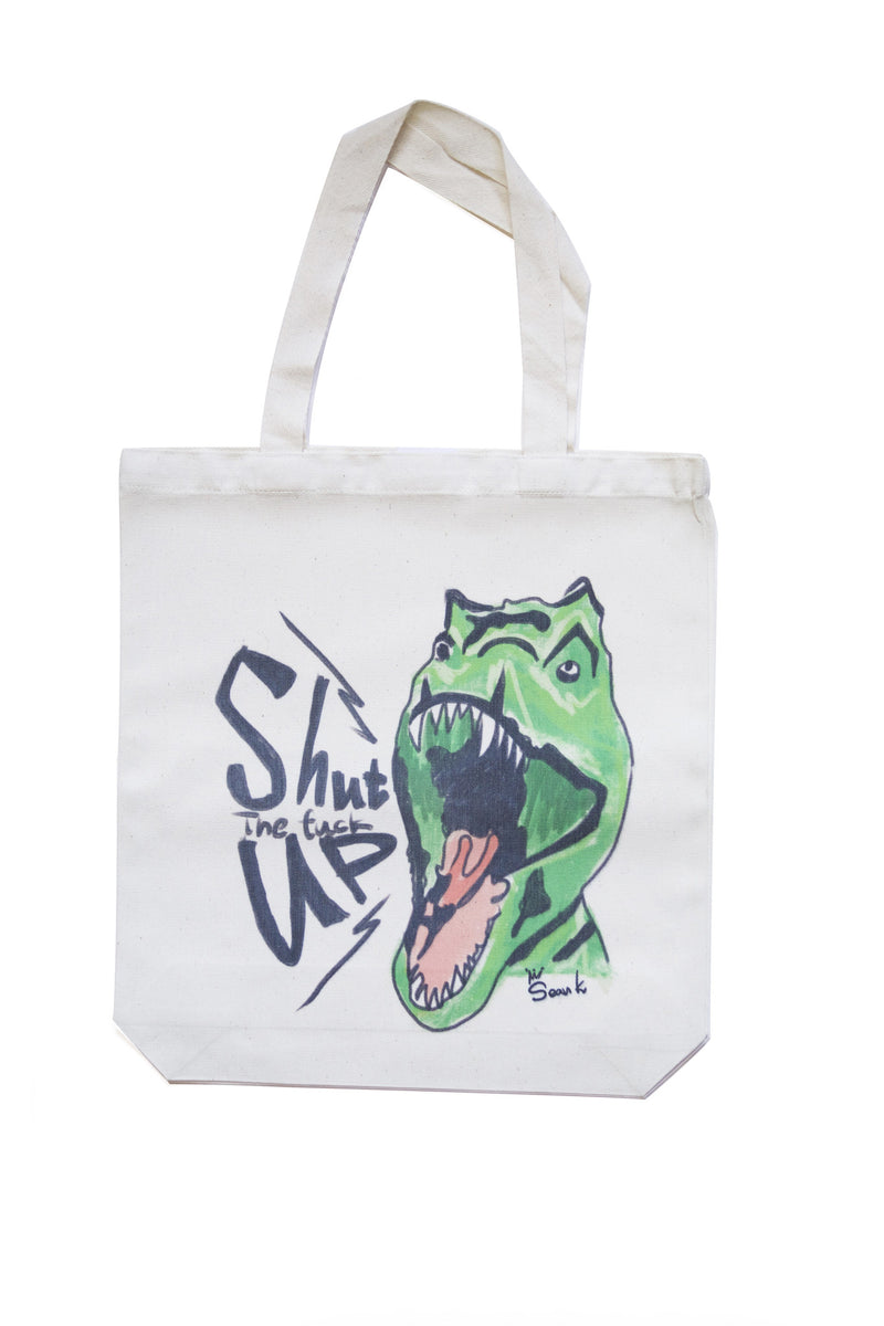 Shut The F*ck Up Dino Eco Bag